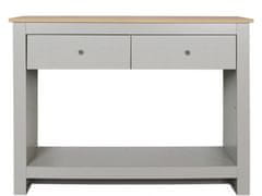 Danish Style Konzolový stůl Emar, 97 cm, šedá / dub