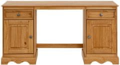 Danish Style Pracovní stůl Meliss, 160 cm, borovice