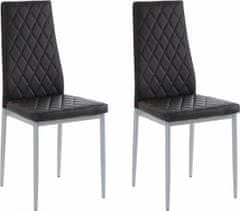 Danish Style Jídelní židle Barat (SET 2 ks), černá