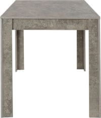 Danish Style Jídelní stůl Lora II., 120 cm, pohledový beton