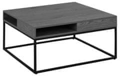 Design Scandinavia Konferenční stolek Willfort, 80 cm, černá