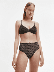 Calvin Klein Černá vzorovaná podprsenka Calvin Klein Underwear M