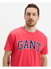 Gant Růžové pánské tričko GANT Arch Outline L