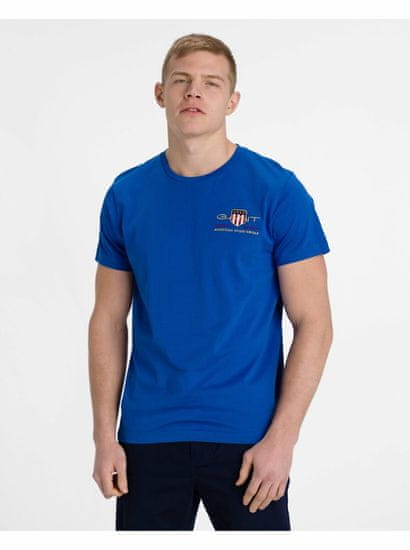 Gant Modré pánské tričko GANT