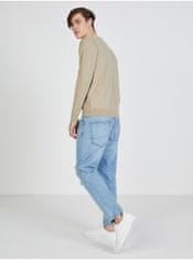 Calvin Klein Béžová pánská mikina Essential Calvin Klein Jeans XXL