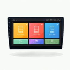 Farrot Multimediální přehrávač do auta, AUTORÁDIO 2 din 9palcové Android 10.1, GPS navigací, WIFI, USB, Bluetooth, + zadní kamera