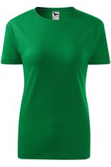 Malfini Dámské triko klasické, trávově zelená, M