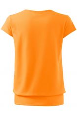 Malfini Dámské trendové tričko, mandarinková oranžová, S