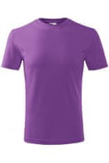 Malfini Dětské tričko klasické na leto, fialová, 110cm / 4roky