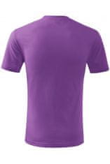 Malfini Dětské tričko klasické na leto, fialová, 110cm / 4roky