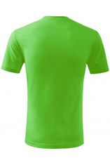 Malfini Dětské tričko klasické na leto, jablkově zelená, 158cm / 12let