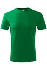 Malfini Dětské tričko klasické na leto, trávově zelená, 158cm / 12let