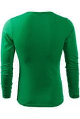 Malfini Pánské triko s dlouhým rukávem, trávově zelená, S