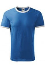Malfini Unisex tričko kontrastní, světlemodrá, S