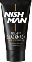 NISHMAN Black Peel Off Mask černá slupovací maska na obličej 150 ml