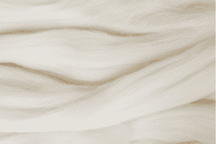 Česancevlna Merino vlna bílá bělená 34, 100G