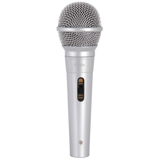 QTX DM11S dynamický mikrofon, stříbrný