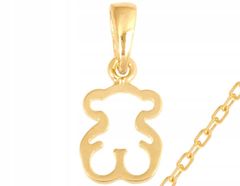 Lovrin Sada zlatých šperků 585 řetízek medvídek 0,9 g ankier