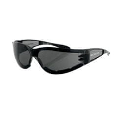 Bobster Brýle SUNGLASS SHIELD II Black/Smoke – sluneční brýle na motorku a sport