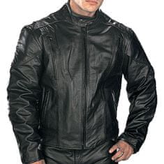 Xelement Bunda SPEEDSTER CLASSIC - pánská černá kožená moto bunda vel. 5XL