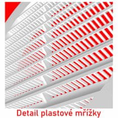 Mikawi Větrací mřížka kulatá SOLID s límcem d125 mm a síťkou, bílá MIKAWI 59-1227