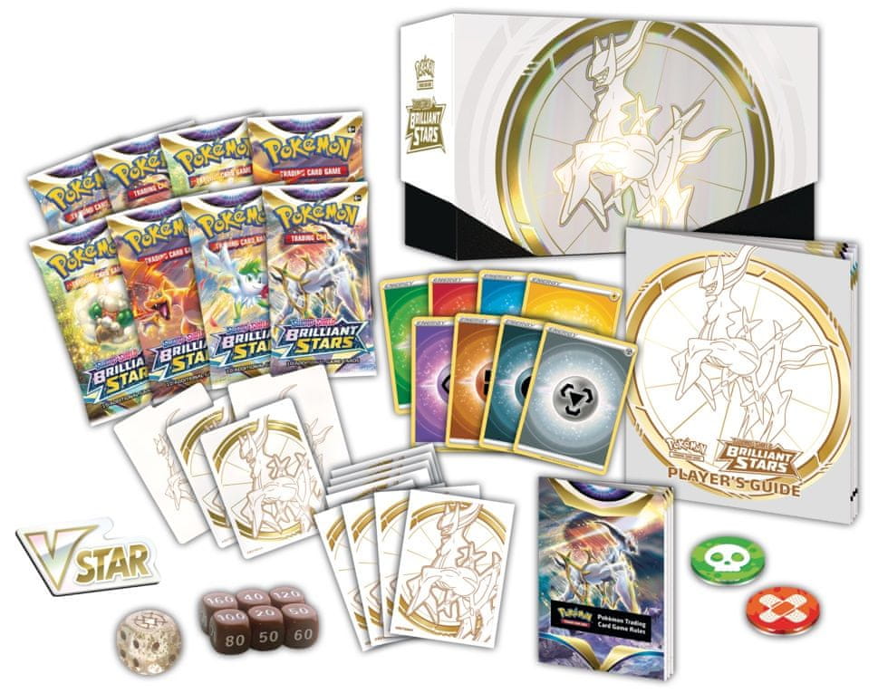 Pokémon TCG: SWSH09 Brilliant Stars - Elite Trainer Box - rozbaleno