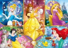 Clementoni Briliant puzzle Disney princezny: Pohádkové světy 104 dílků