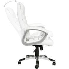 Timeless Tools Prémium šéfovská otočná kancelářská židle, ve více barvách-bílá