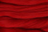 Česancevlna Merino vlna středně červená 12, 100G