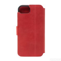 FIXED ProFIT kožené pouzdro na iPhone SE / 8 / 7, černé Červená