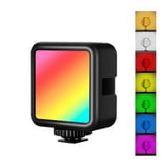 Puluz RGB LED lampa na fotoaparát, černá