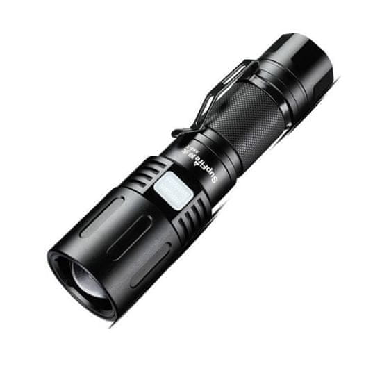 Superfire X60-T LED baterka 1500lm, černá
