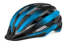 R2 Cyklistická helma VENTU ATH27C/L 58-61cm modrá ,černá, mat