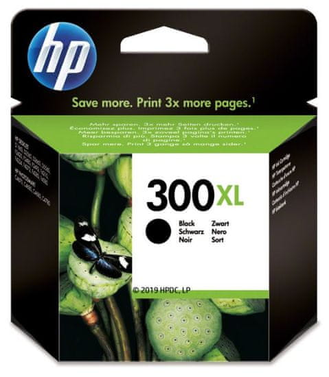 HP 300XL černá - originální náplň (CC641EE)
