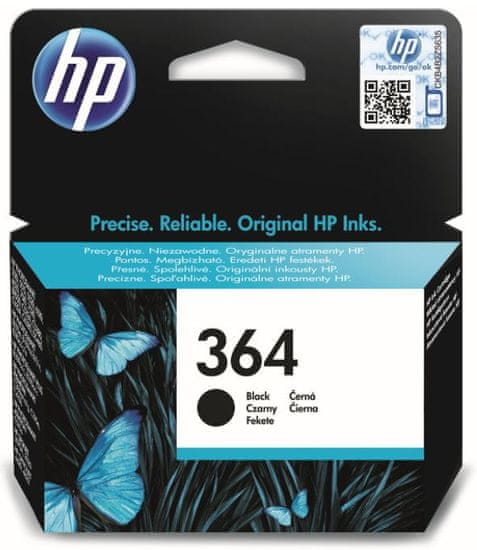 HP 364 černá - originální náplň (CB316EE)