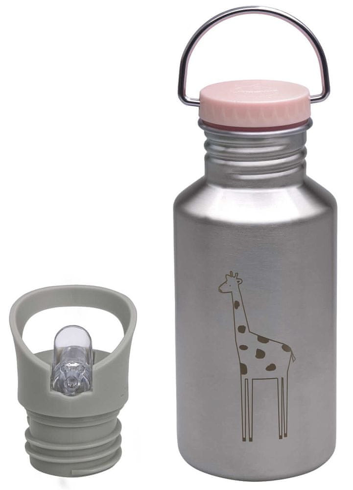 Levně Lässig Bottle Stainless Steel Safari giraffe 500ml - rozbaleno