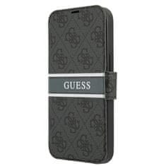Guess GUBKP13S4GDGR knížkové pouzdro iPhone 13 Mini 5.4" grey book 4G Stripe