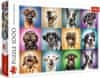 Puzzle Legrační psí portréty 1000 dílků