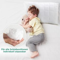 Vitapur Malý Princ Dětský polštář (sada 2 ks) 40x60 od 1 roku - Měkký, Zdravý, Hypoalergenní dětský polštář pro všechny spánkové pozice - Certifikováno OEKOTEX100 (2 kusy)
