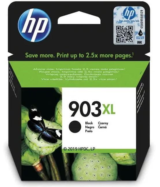 Levně HP 903XL černá - originální náplň s vysokou výtěžností (T6M15AE)