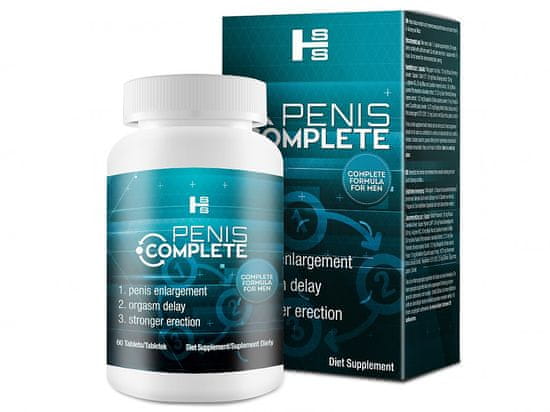 SHS Penis Complete Tablety Zvětšuje penis, posiluje erekci a prodlužuje pohlavní styk je komplexní doplněk pro muže 60caps
