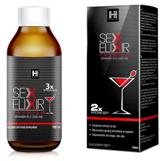 SHS Sex Elixir Premium Španělský elixír lásky 100 ml Kapky libida