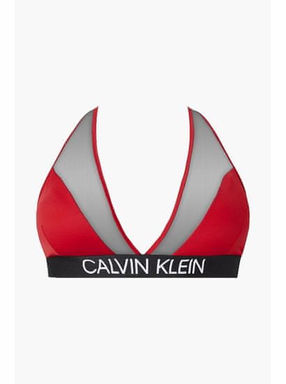 Calvin Klein Červený horní díl plavek High Apex Triangle-RP Calvin Klein Underwear