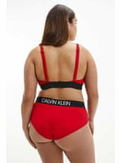 Calvin Klein Červený horní díl plavek High Apex Triangle-RP Calvin Klein Underwear XS