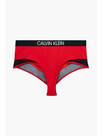 Calvin Klein Červený spodní díl plavek High Waist Bikini Calvin Klein Underwear