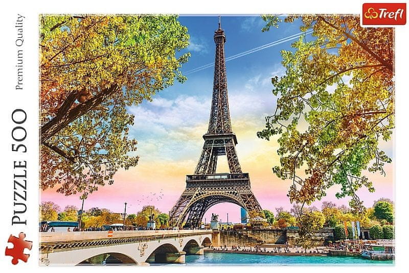 Trefl Puzzle Romantická Paříž 500 dílků