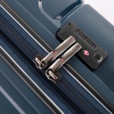 Roncato  cestovní kufr FLIGHT DLX L modrá 79x50x29/32 cm
