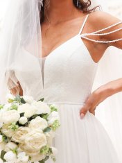 Ever Pretty svatební šaty EH90327-1 bílá