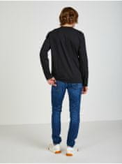 Calvin Klein Černé pánské tričko s dlouhým rukávem Calvin Klein Jeans S