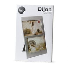 Balvi Fotorámeček Dijon 23359, plast, 10x15cm (2x), stříbrný